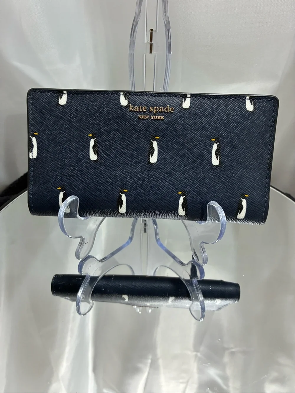 kate spade Navy Penguin Wallet ECU